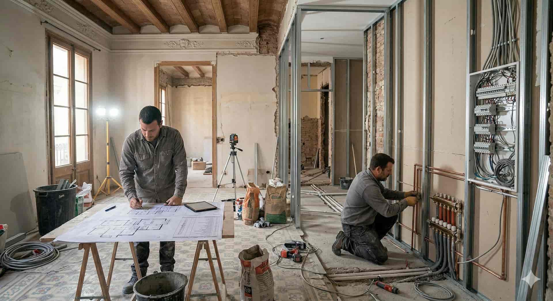 Reforma integral en Valencia con renovación completa de vivienda